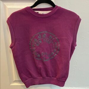 Chego Purple Crew Neck Sweater